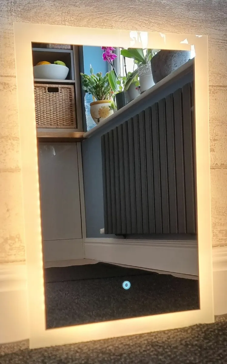LED Bathroom Vanity Mirror Dual LED Touch 40x60cm - Image 3
