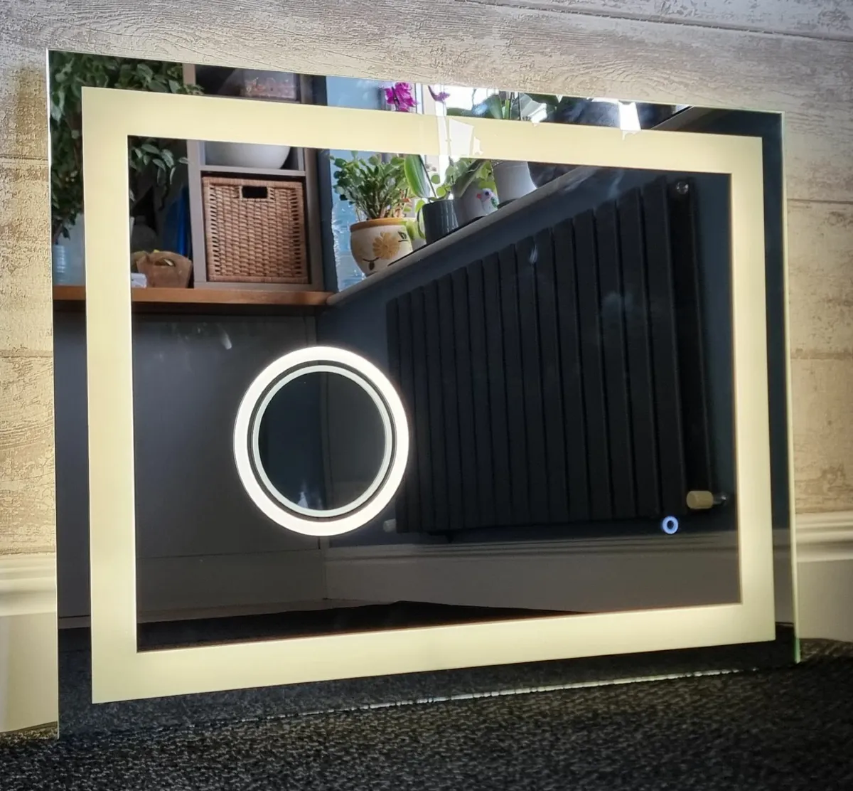 LED Bathroom Mirror Speakers Makeup 80x60cm - Image 2