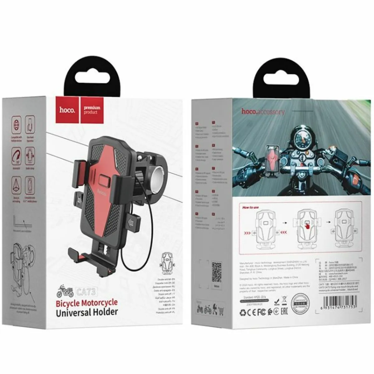Motorcycle Bicycle Phone Mount Universal Holder - Image 1