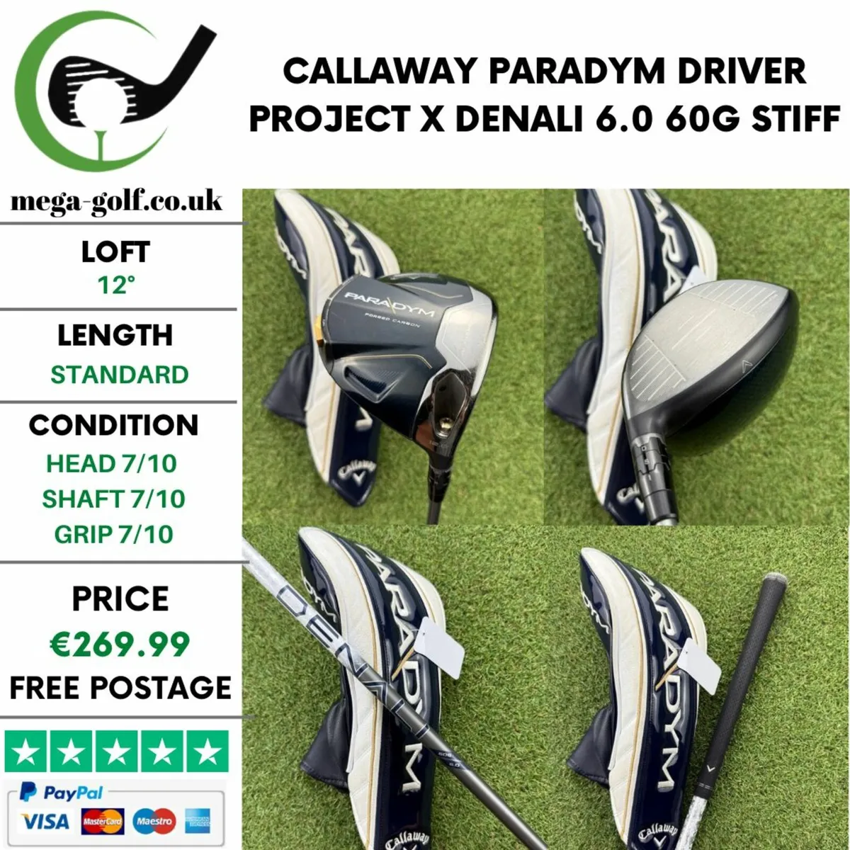 CALLAWAY PARADYM DRIVER / 12° / STIFF - Image 1