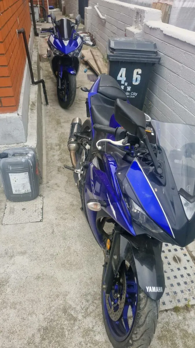 Yamaha R3 for breaking SUZUKI hayabusa tailpipes - Image 1