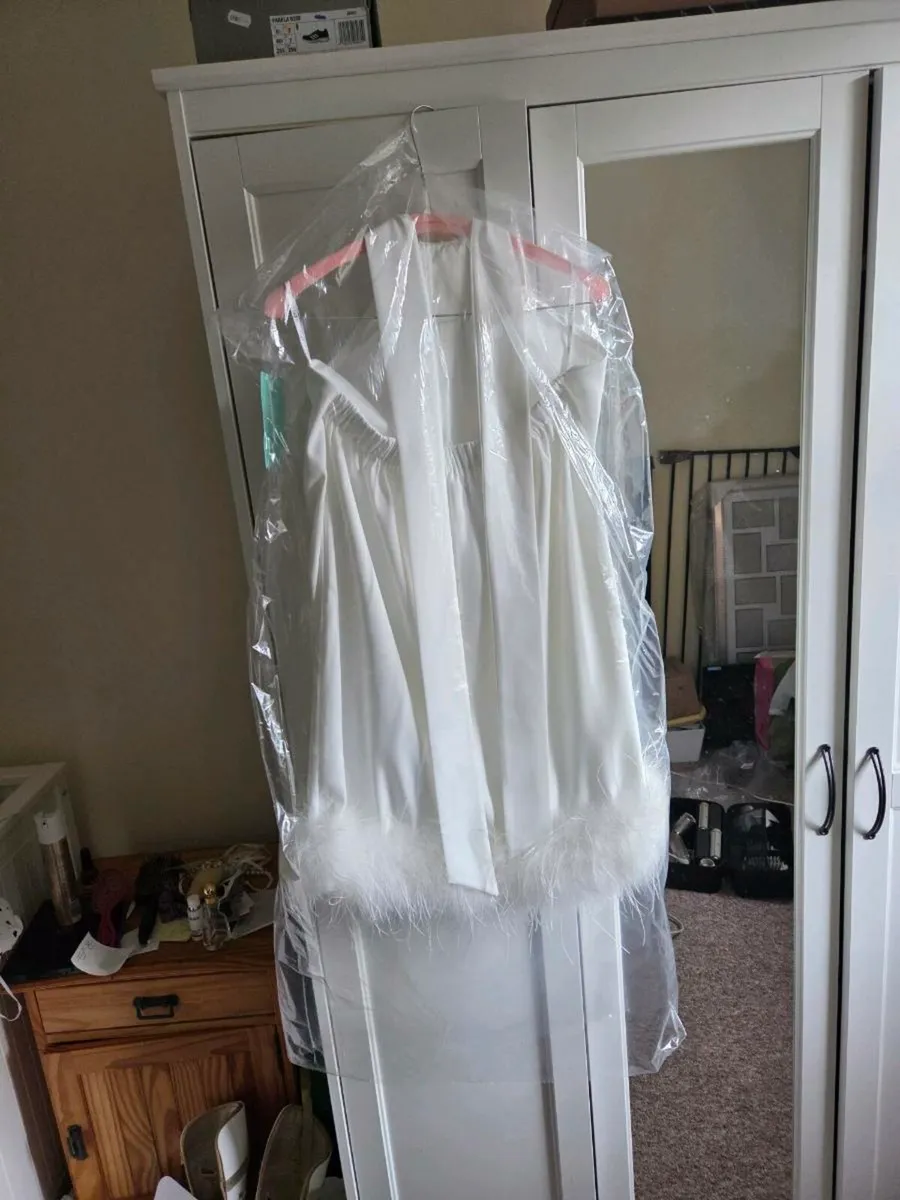 Club L White Halter Dress - Image 4