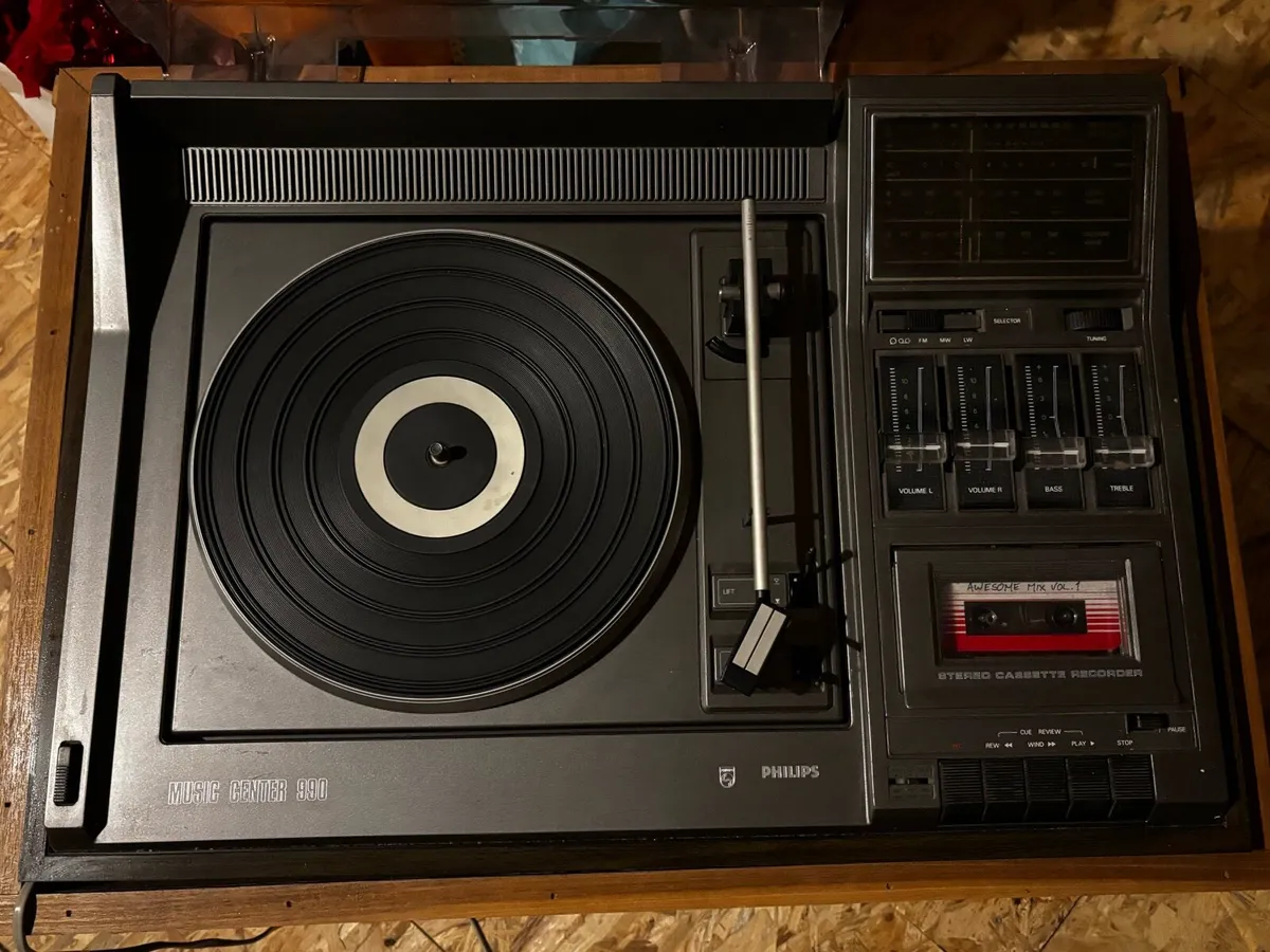 1980 Philips Music Centre990 Custom Wood Cabinet - Image 1