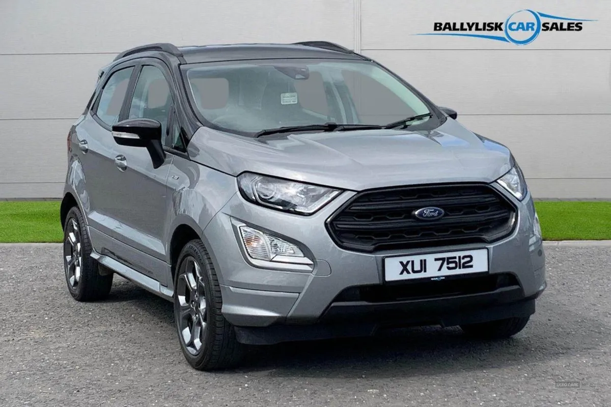 Ford EcoSport 1.0t 125PS St-line in Solar Silver - Image 1