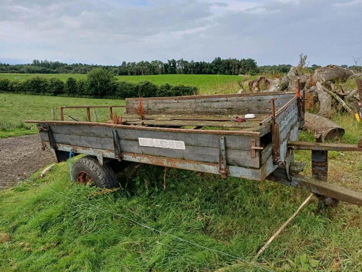Vintage dung trailer - Image 1