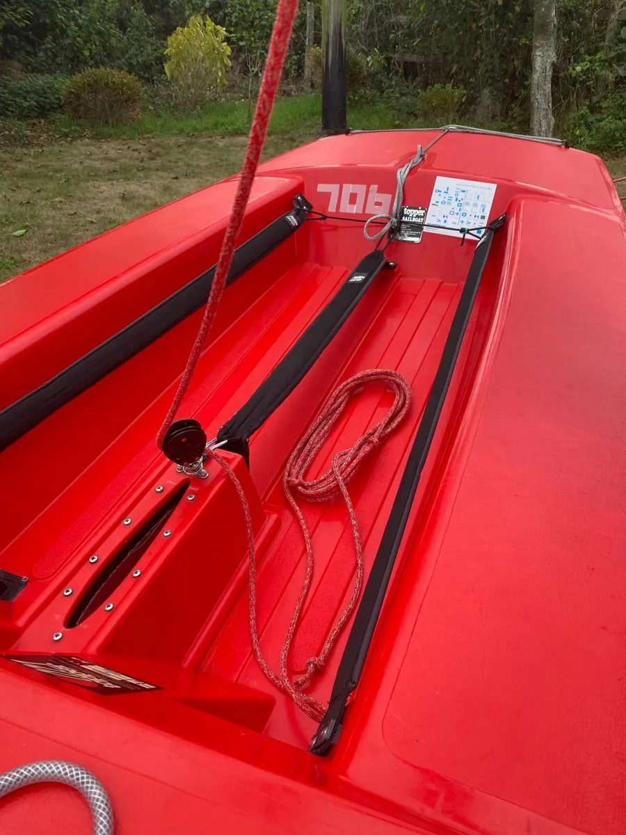World Championship Topper Sailing Dinghy. Loaded. - Image 2