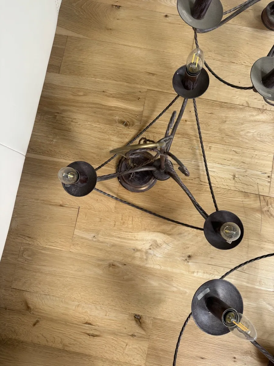 Chandeliers- Brass x 4 - Image 4