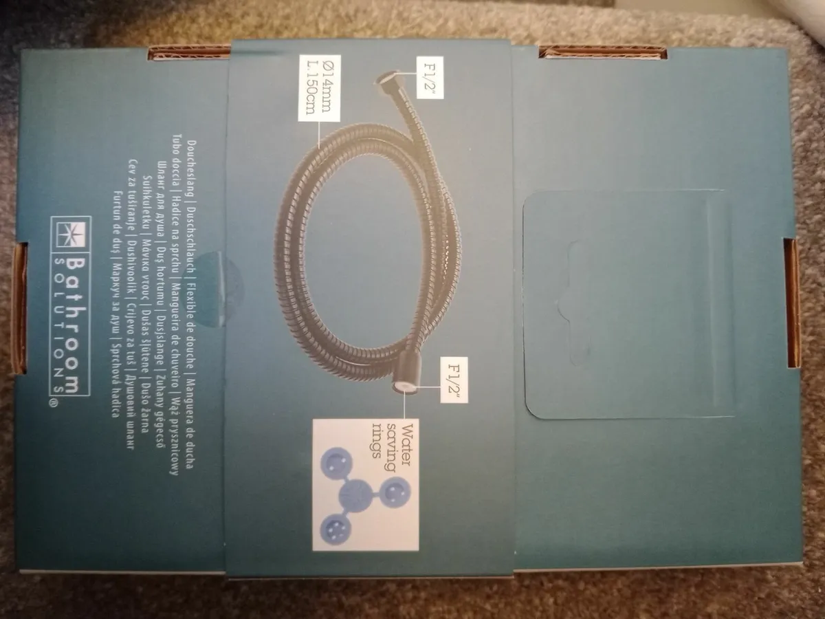 New black stylish shower hose - Image 2
