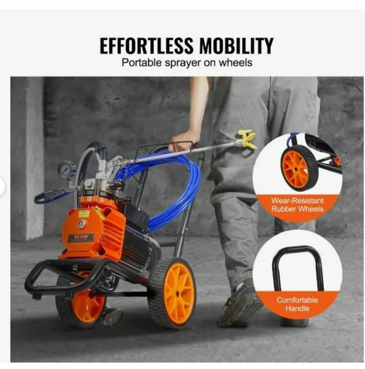 Cart Airless Paint Sprayer Diaphragm - Image 4