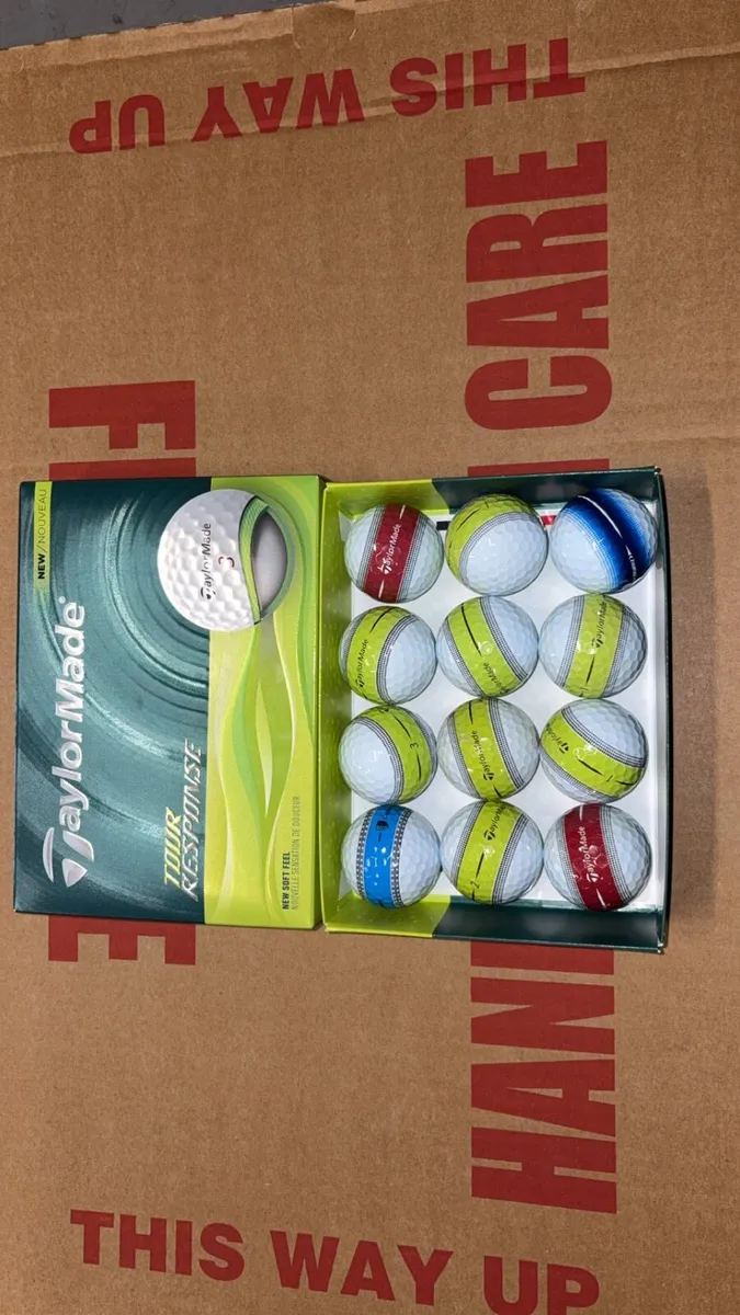 12 Taylormade Tour Response Golf Balls - Image 1