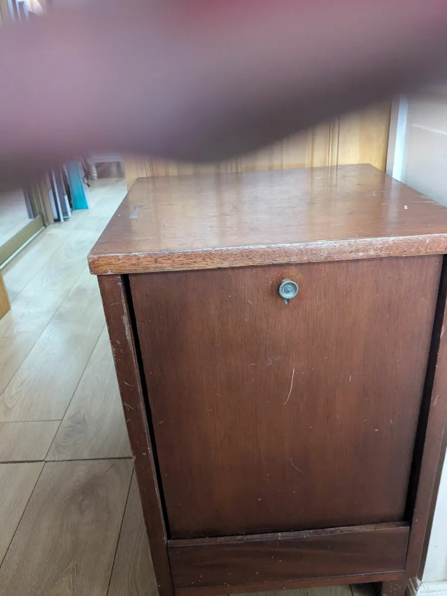 Antique wooden coal box - Image 2