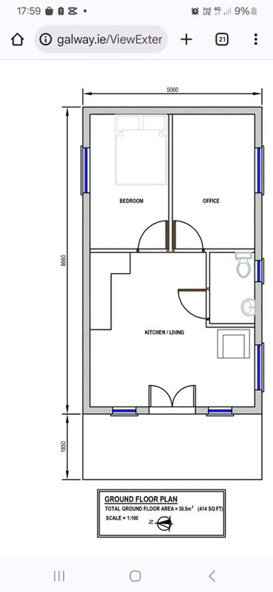 2 Bed Log Cabin - Buyer must arrange distmantling - Image 4