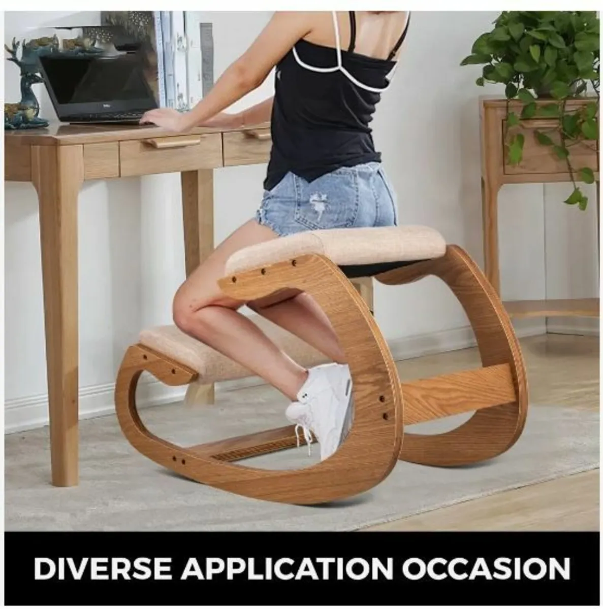 Ergonomic Kneeling Chair 99.8 kg Load Capacity - Image 4