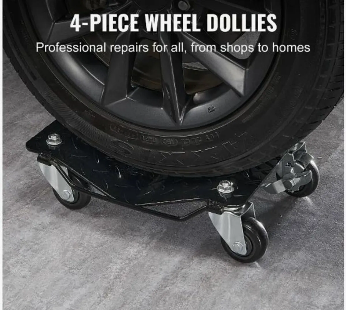 Car Dolly Wheel Tire Dolly 4 PCS Heavy Duty - Image 4