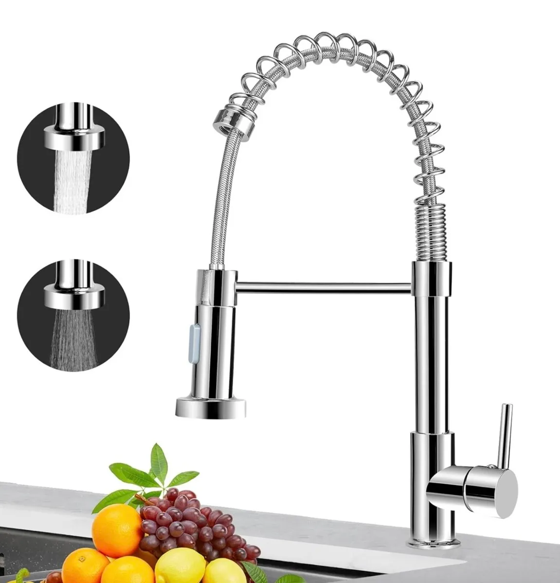 Kitchen tap, chrome. NEW boxed - Image 1