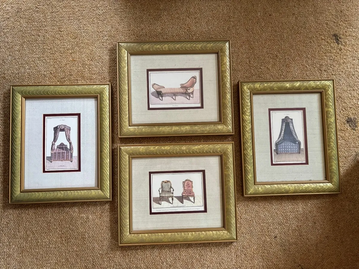 Antique framed prints