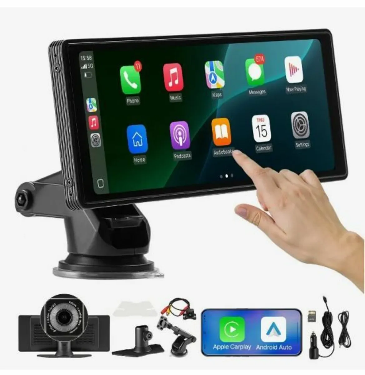 Car Stereo Radio CarPlay Touchscreen - Image 1