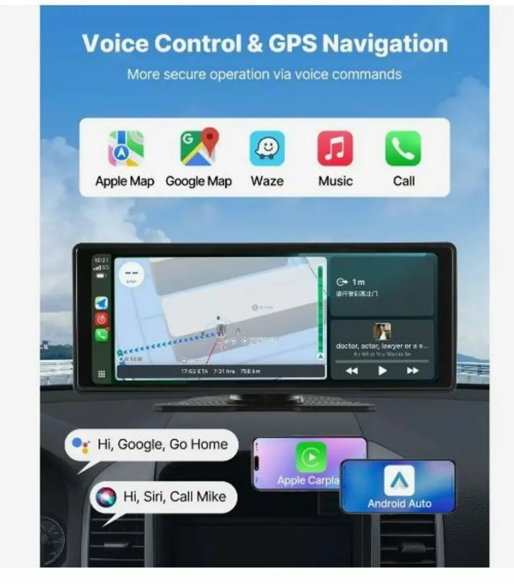 Car Stereo Radio CarPlay Touchscreen - Image 3