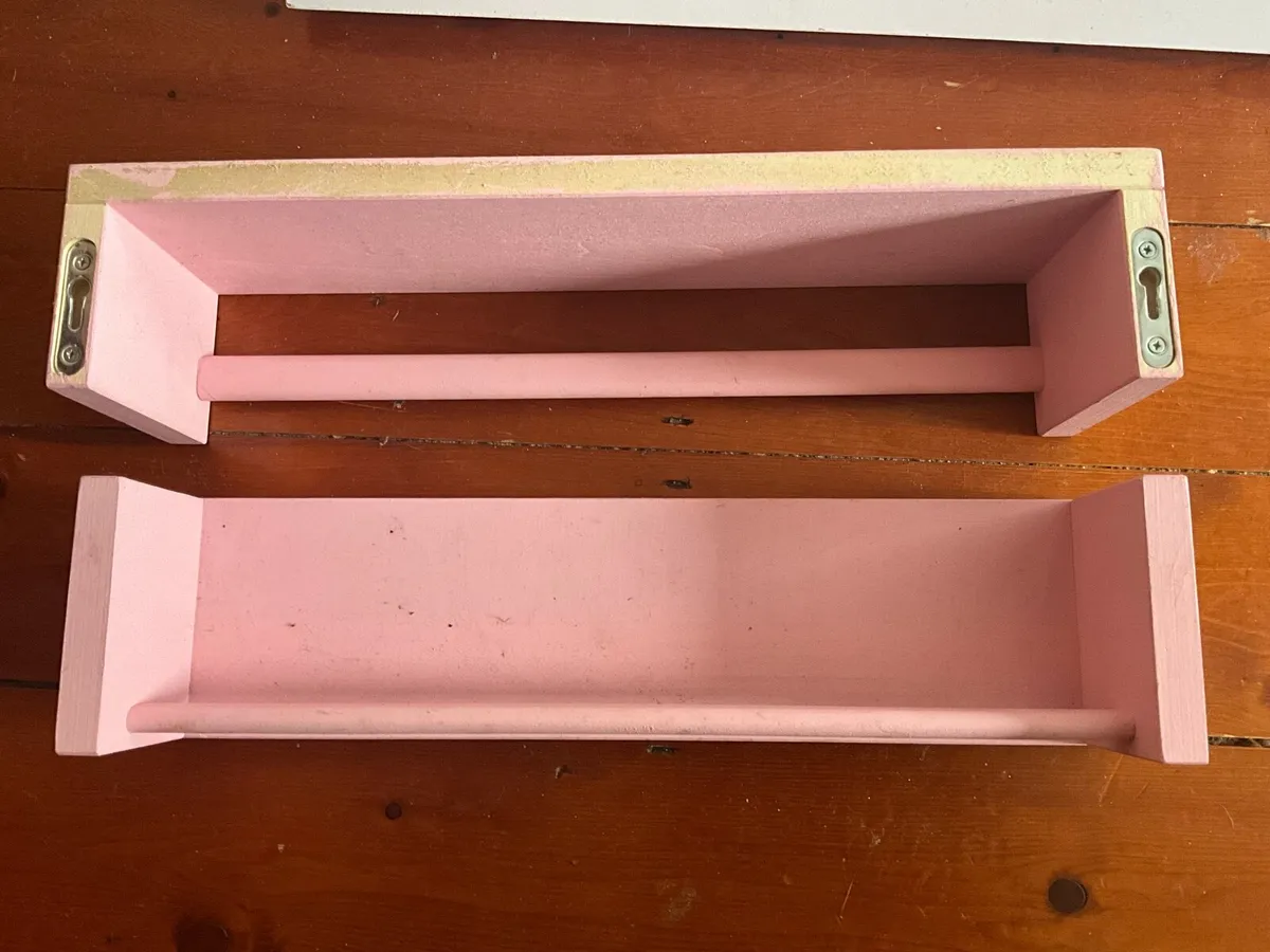 3 Wooden Wall Shelves - Image 3