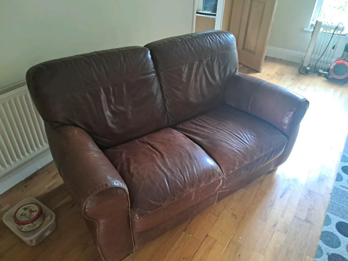 Set of leather couches - Image 2