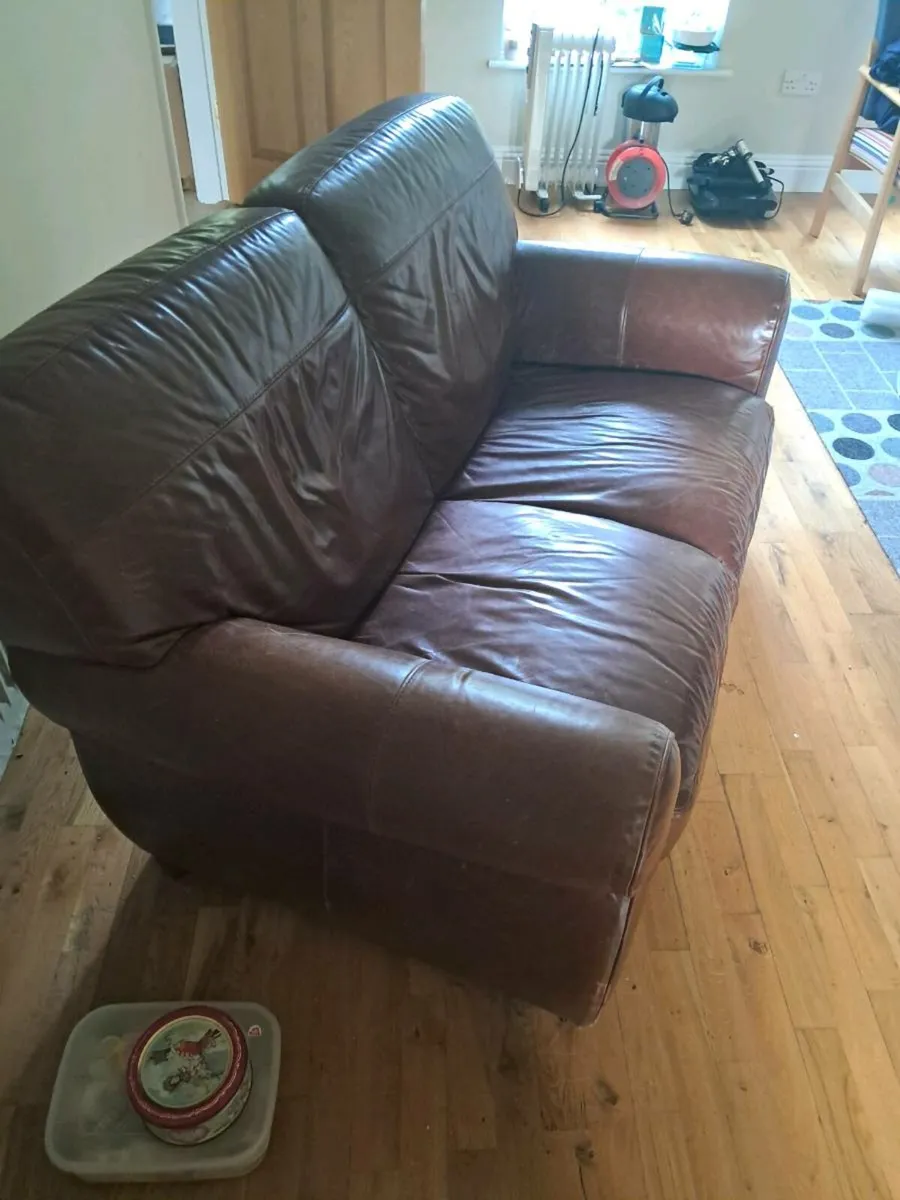Set of leather couches - Image 3