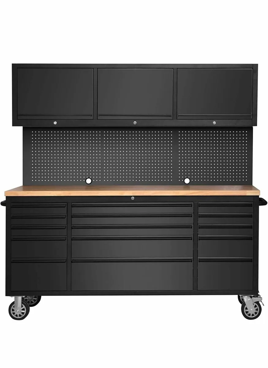 72" TOOL CHEST WITH UPPER STORAGE - Image 3