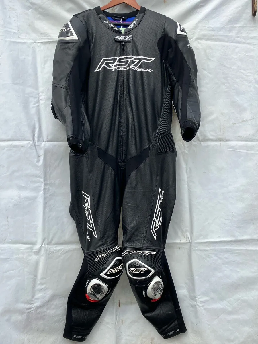 RST One Piece Leather Motorcycle Suit - Image 1