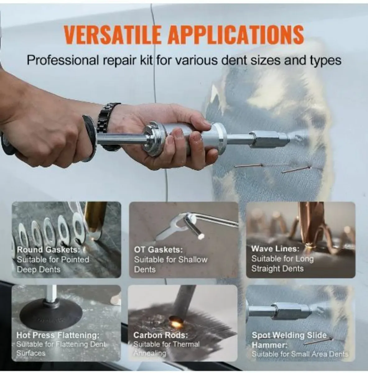 Stud Welder Dent Repair Kit 3 KW Spot Welder - Image 2
