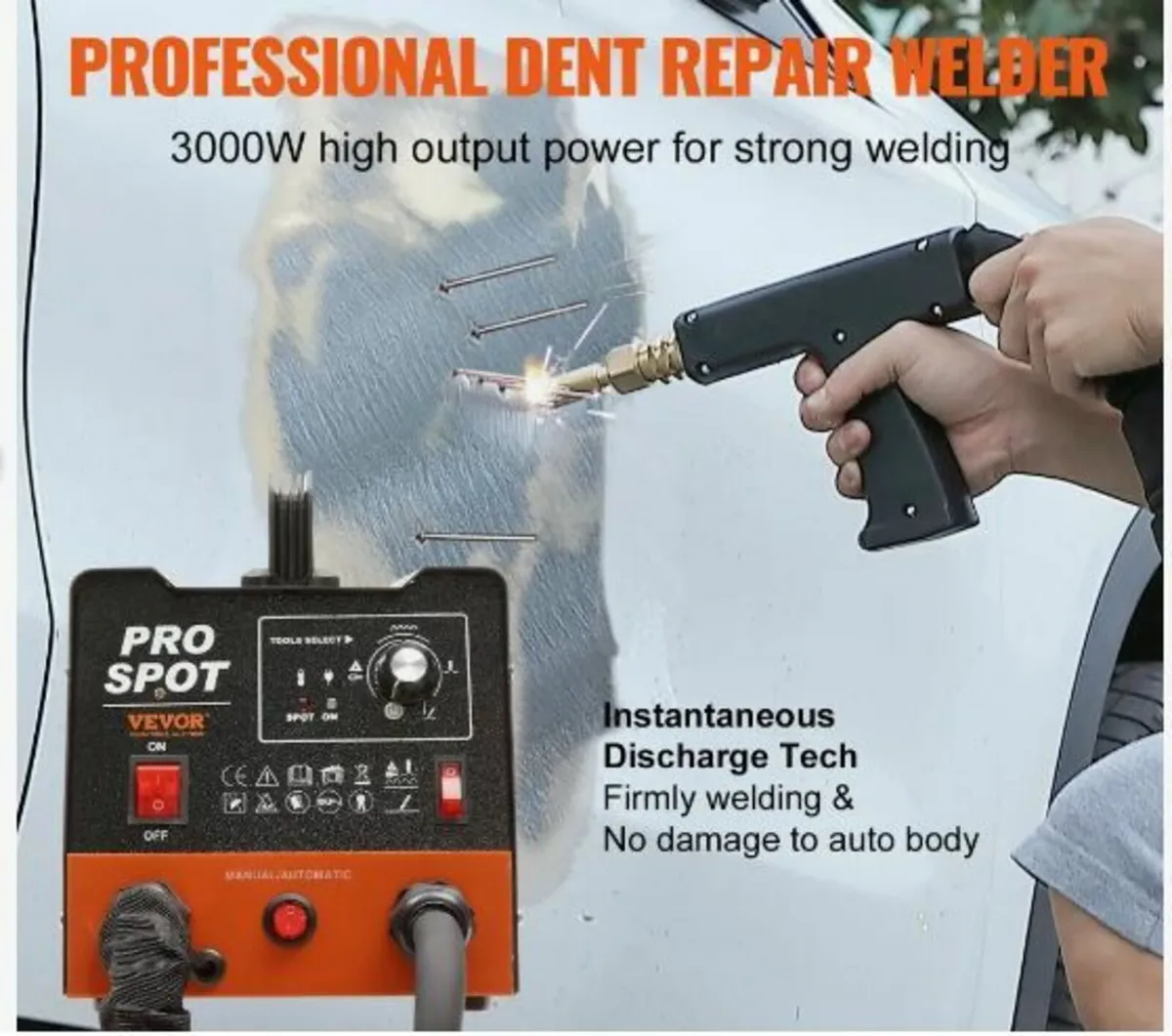 Stud Welder Dent Repair Kit 3 KW Spot Welder - Image 3