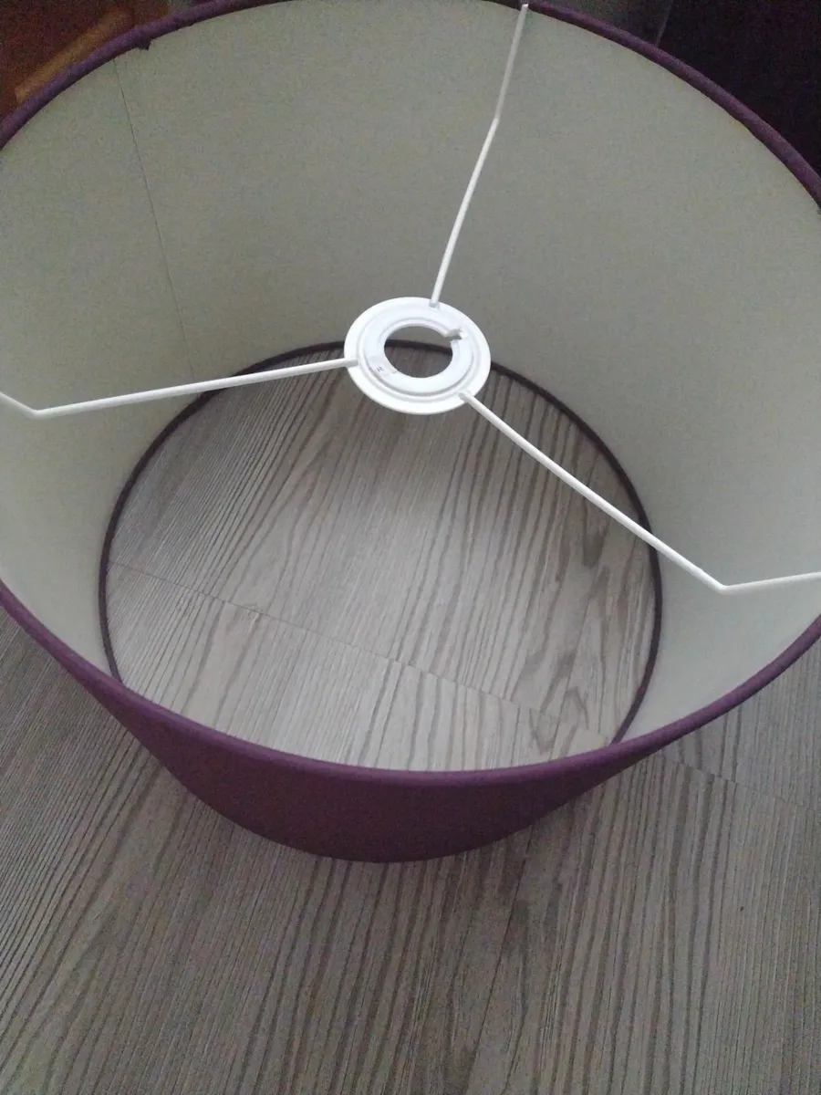 Large purple lamp/ceiling shade - Image 3