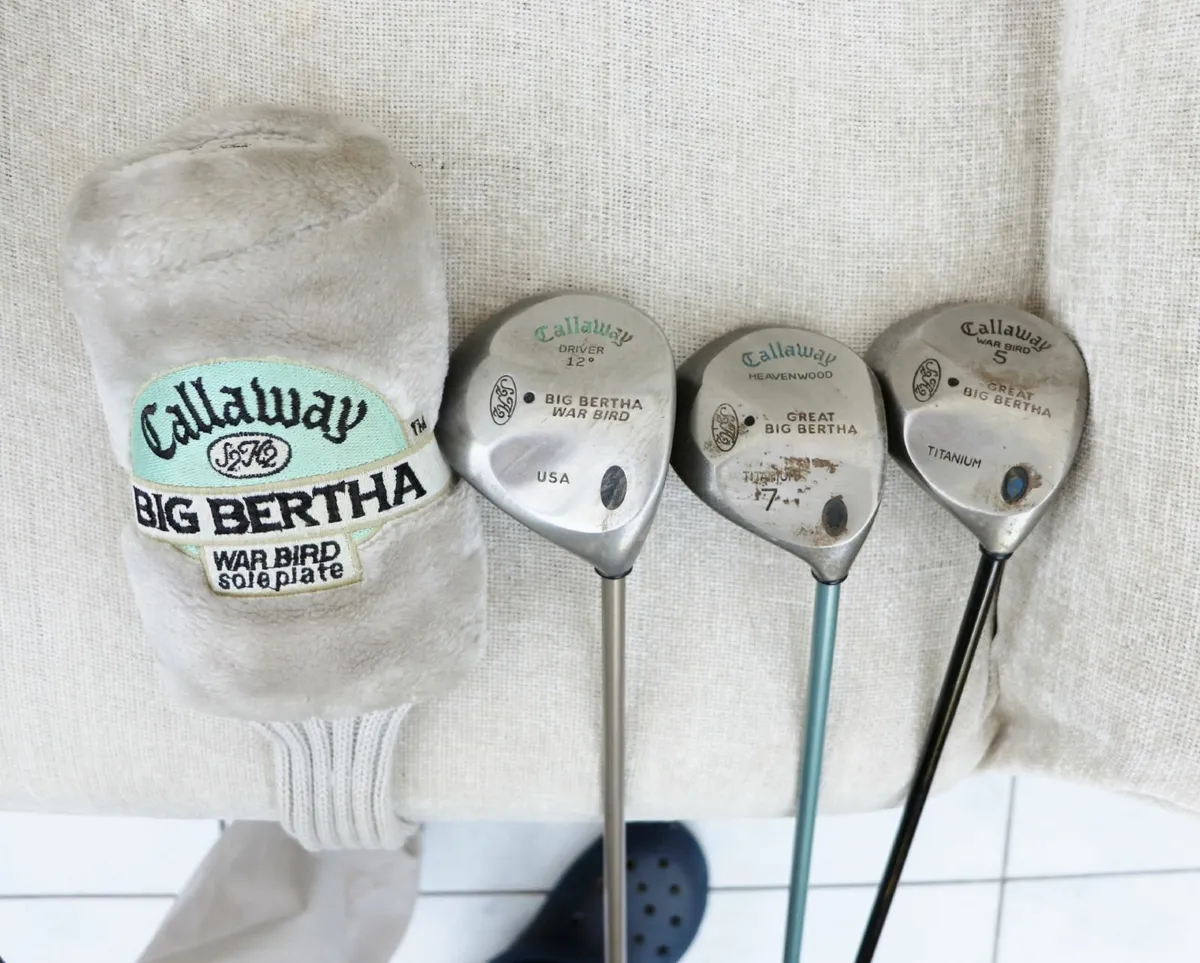 3 Callaway Big Bertha golf clubs - Image 1