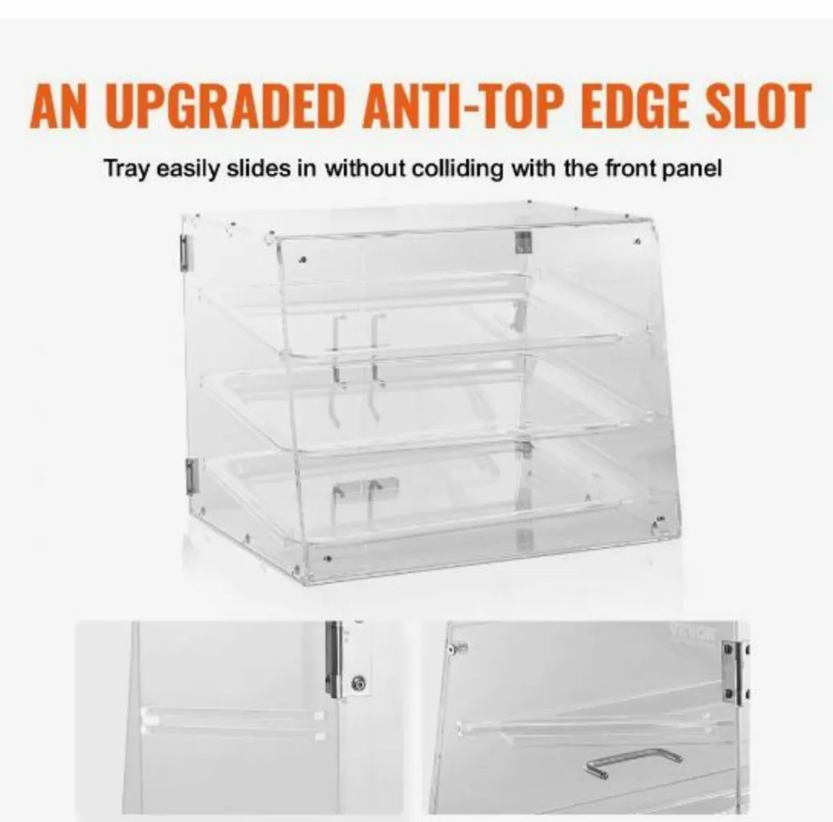 Pastry Display Case, 3-Tier Commercial - Image 4