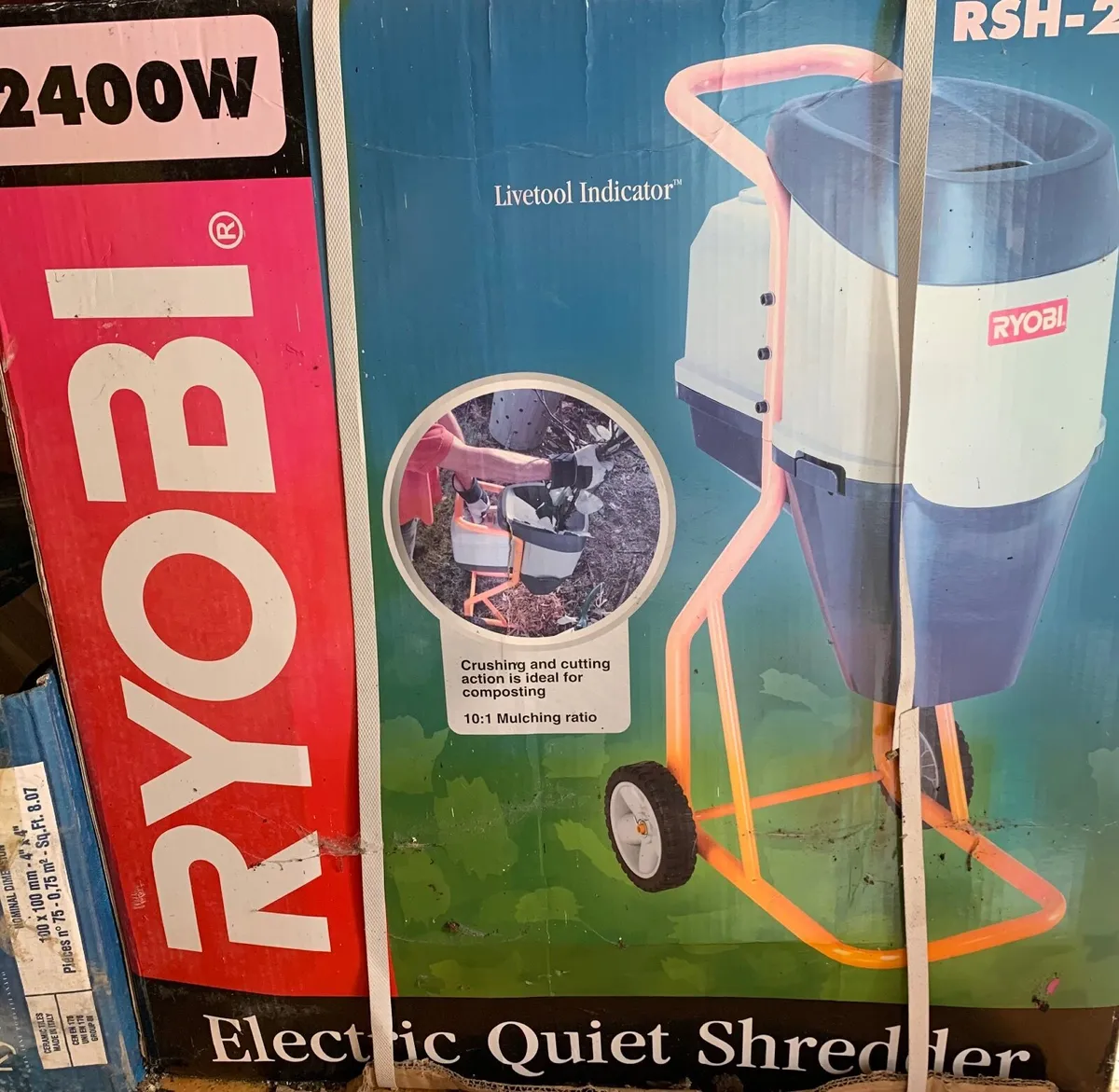 RYOBI electric quiet shredder RSH-2455. 2400W - Image 1