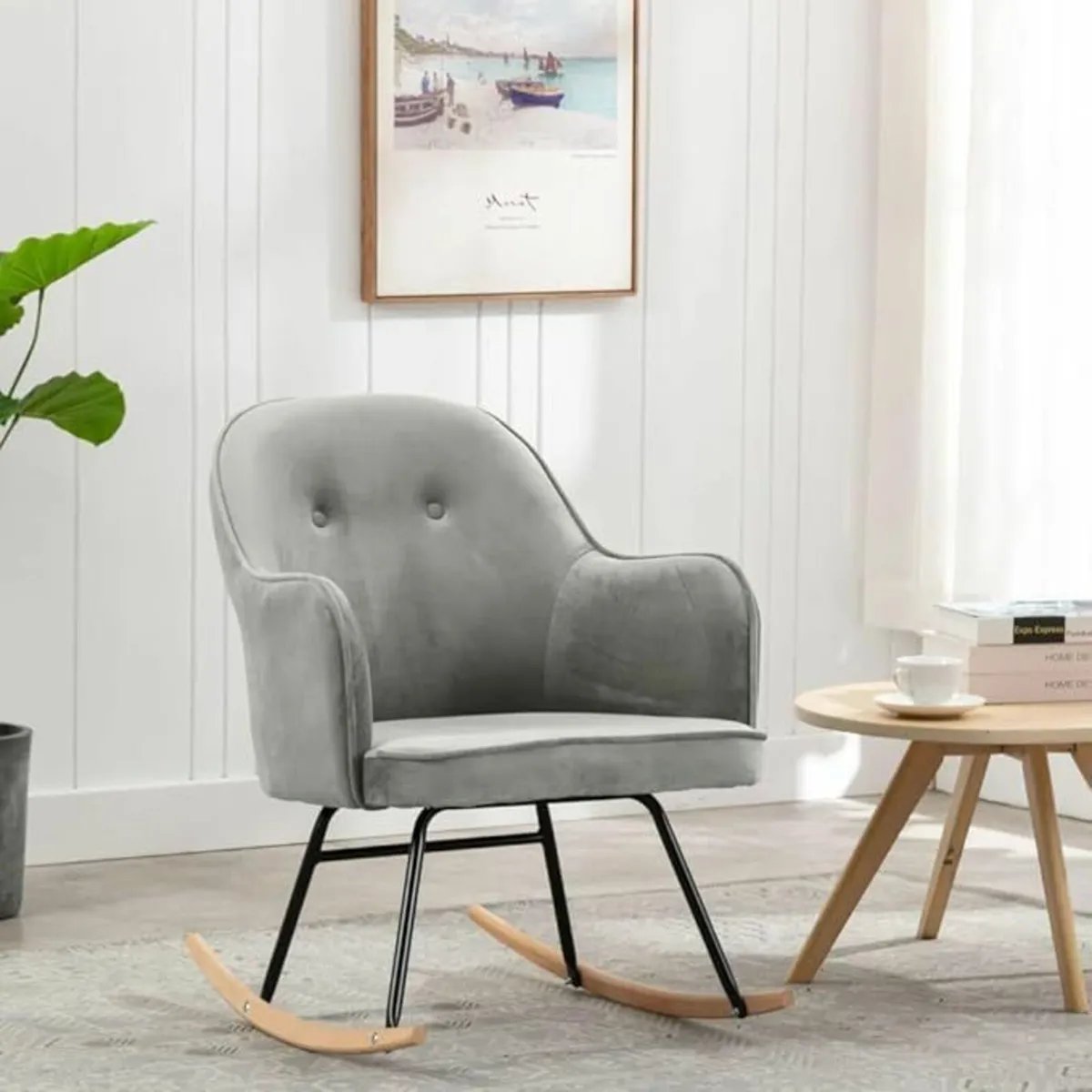 Rocking Chair Velvet - Image 1