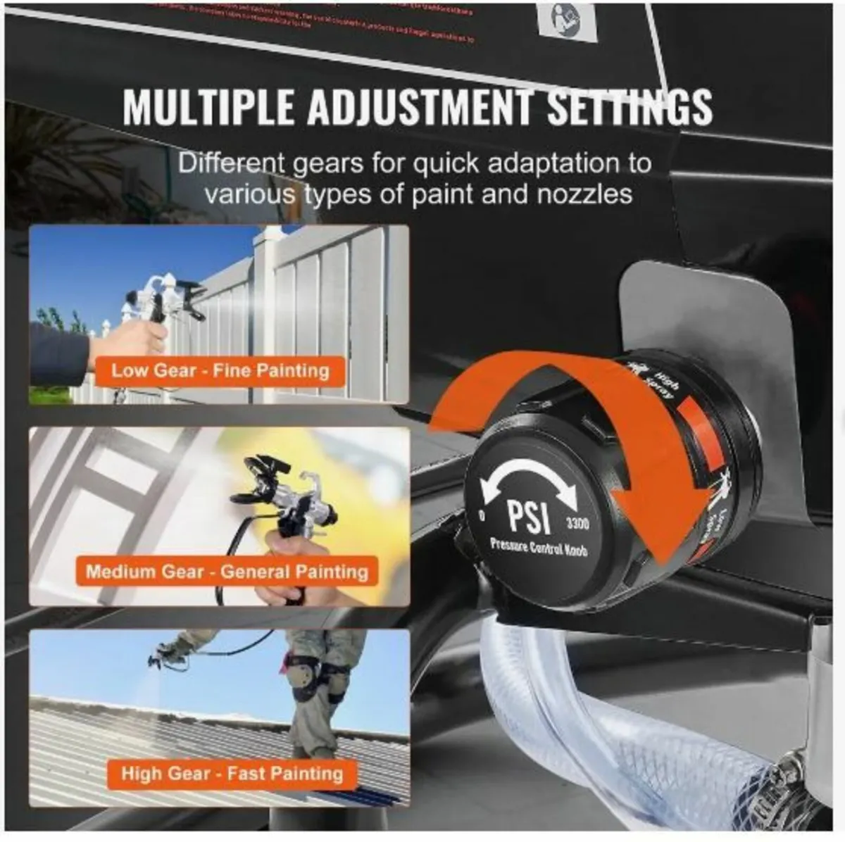 Stand Airless Paint Sprayer, 950W - Image 2