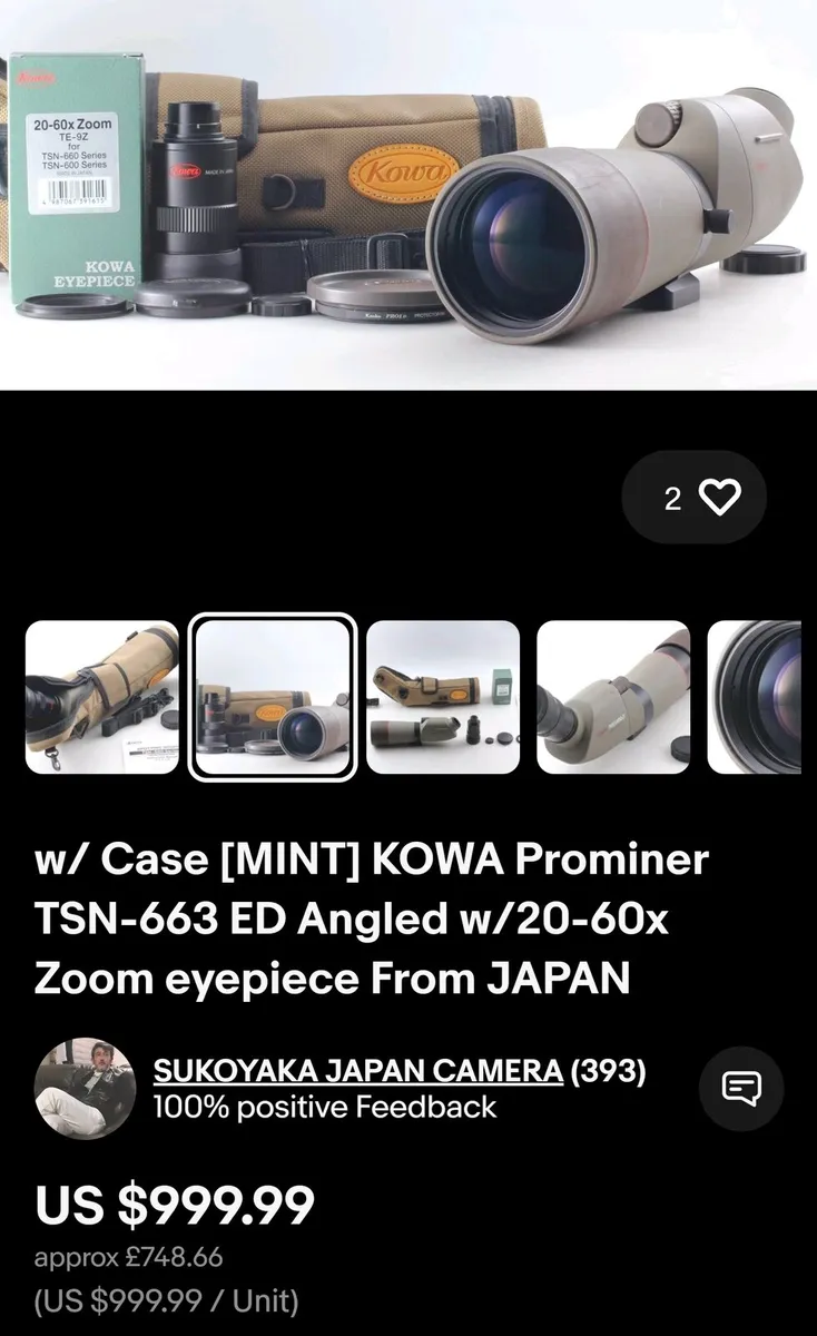 Kowa 663 telescope spotting scope binocular - Image 4