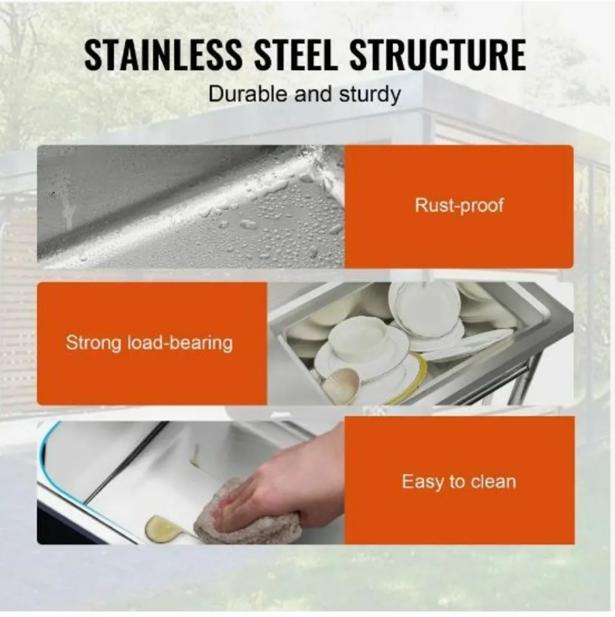 Stainless Steel Utility Sink, Free Standing - Image 4