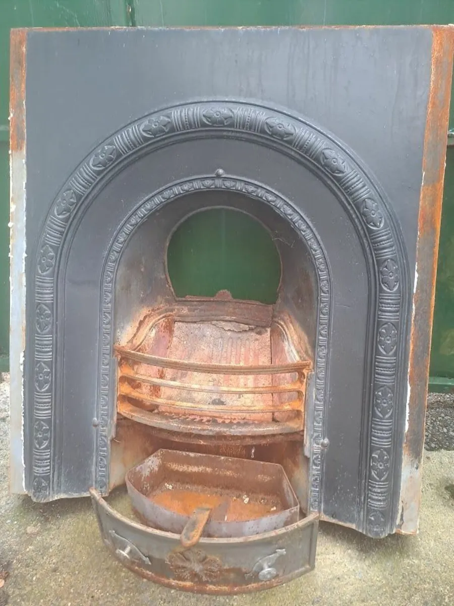 Cast-iron fireplace