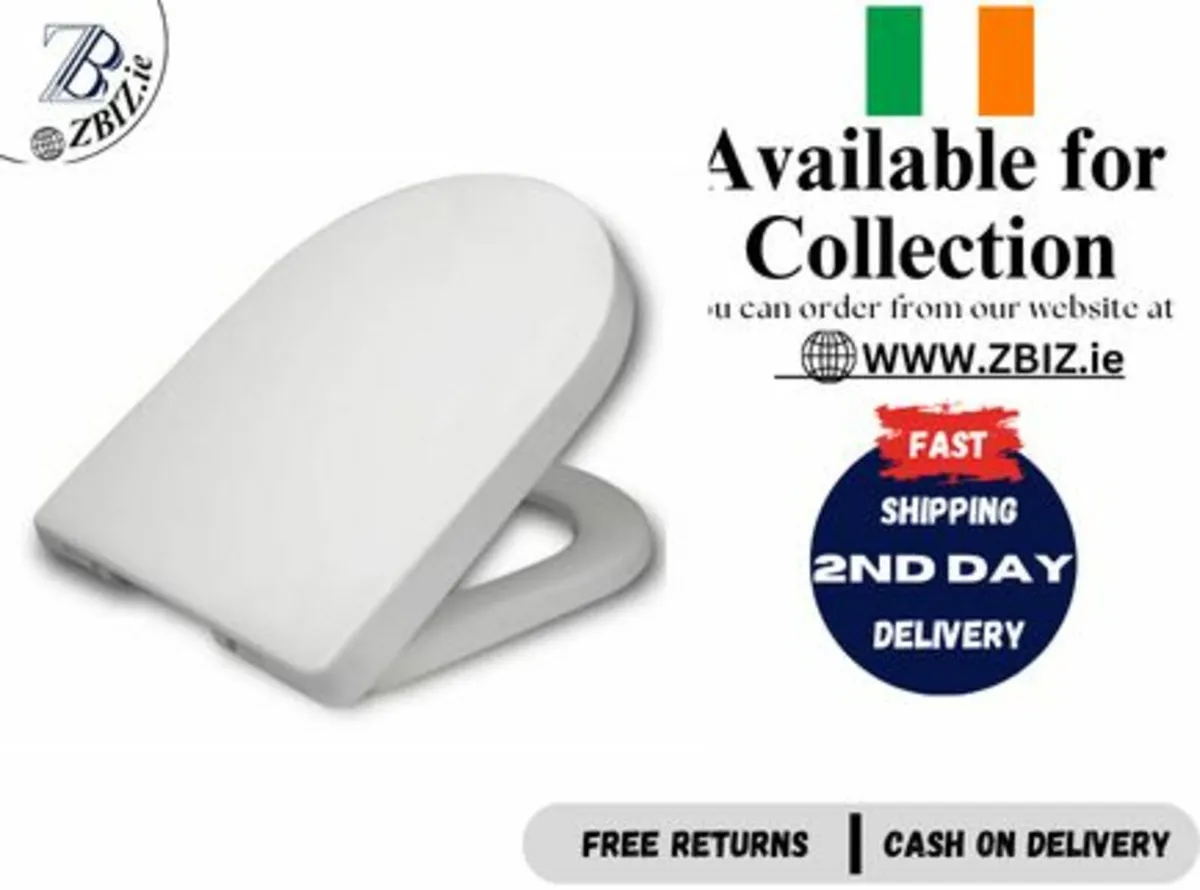 Cover Close Toilet Seat Soft System Lid - Image 1