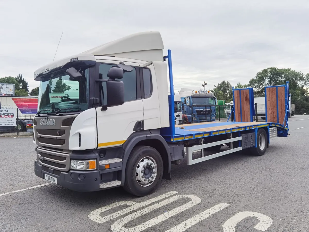 2018 Scania P250 4x2 with new 25 1/2 ft Beavertail - Image 3