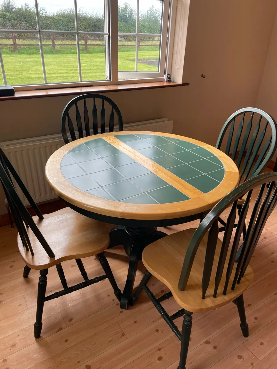 Extendable Dining Table and Chairs - Image 3