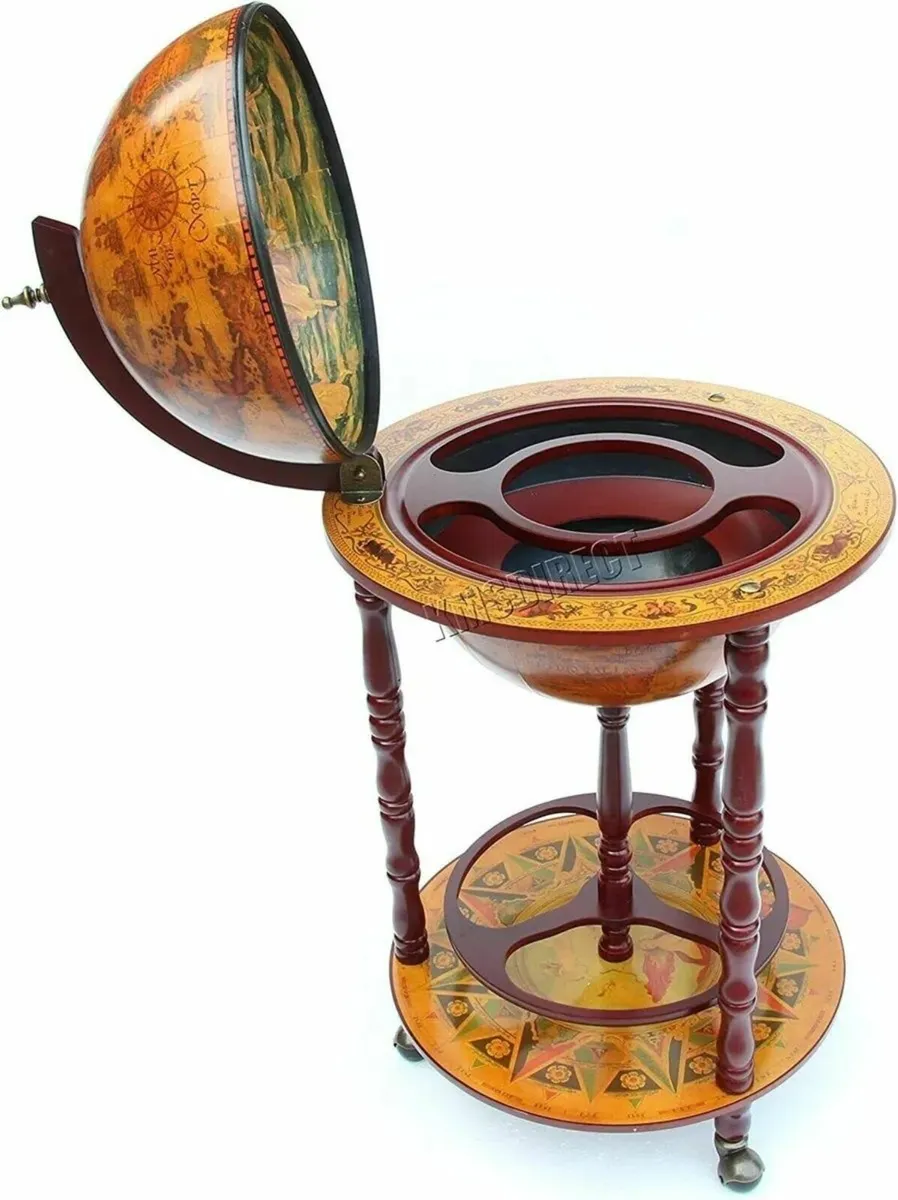 Antique Globe Shape Bar 360mm Mini Drink Bar - Image 4