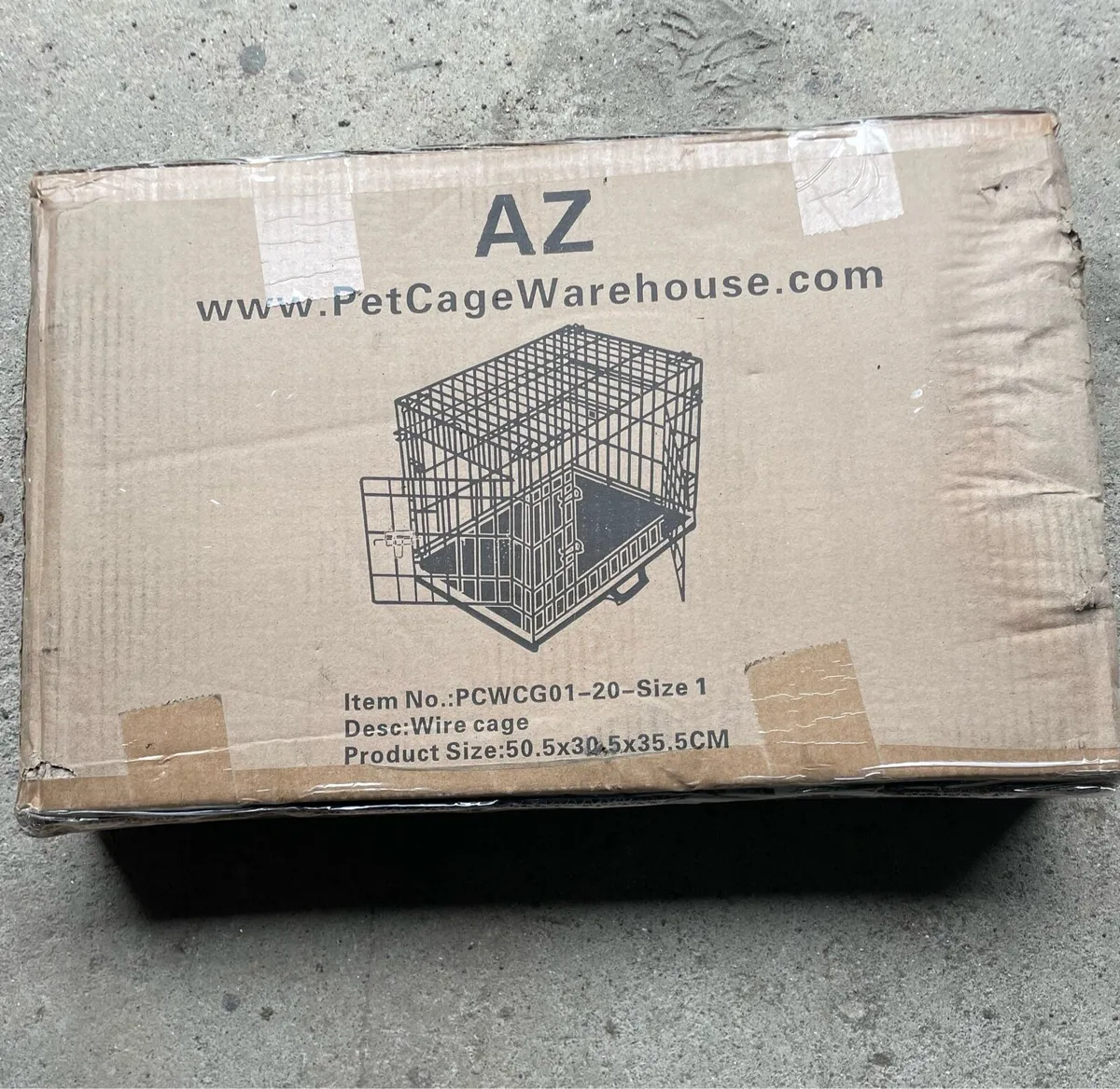 Small dog cage