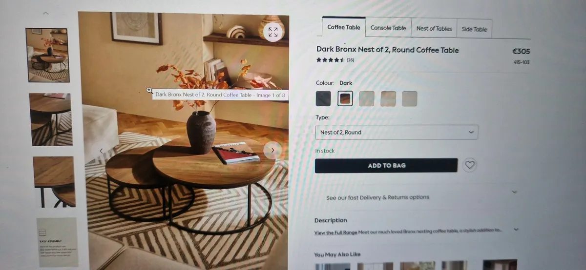 Set of Round Coffee Tables - Image 3