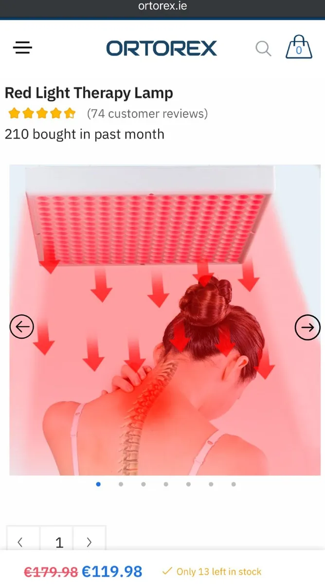 Red Light Therapy Lamp - Image 1