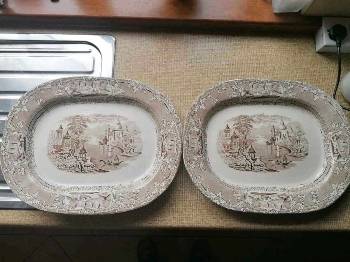 Antique Serving Plates