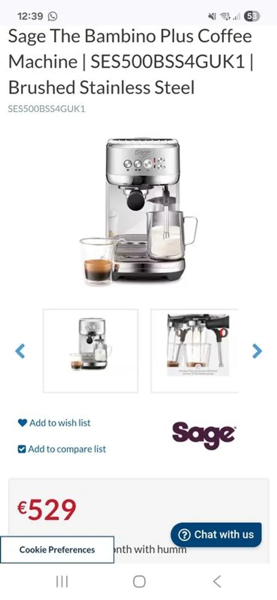 Sage Bambino Plus
