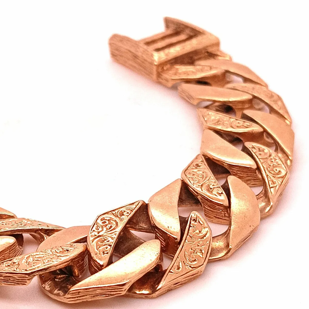 Very heavy 9 K Gold Men's Bracelet - Image 2