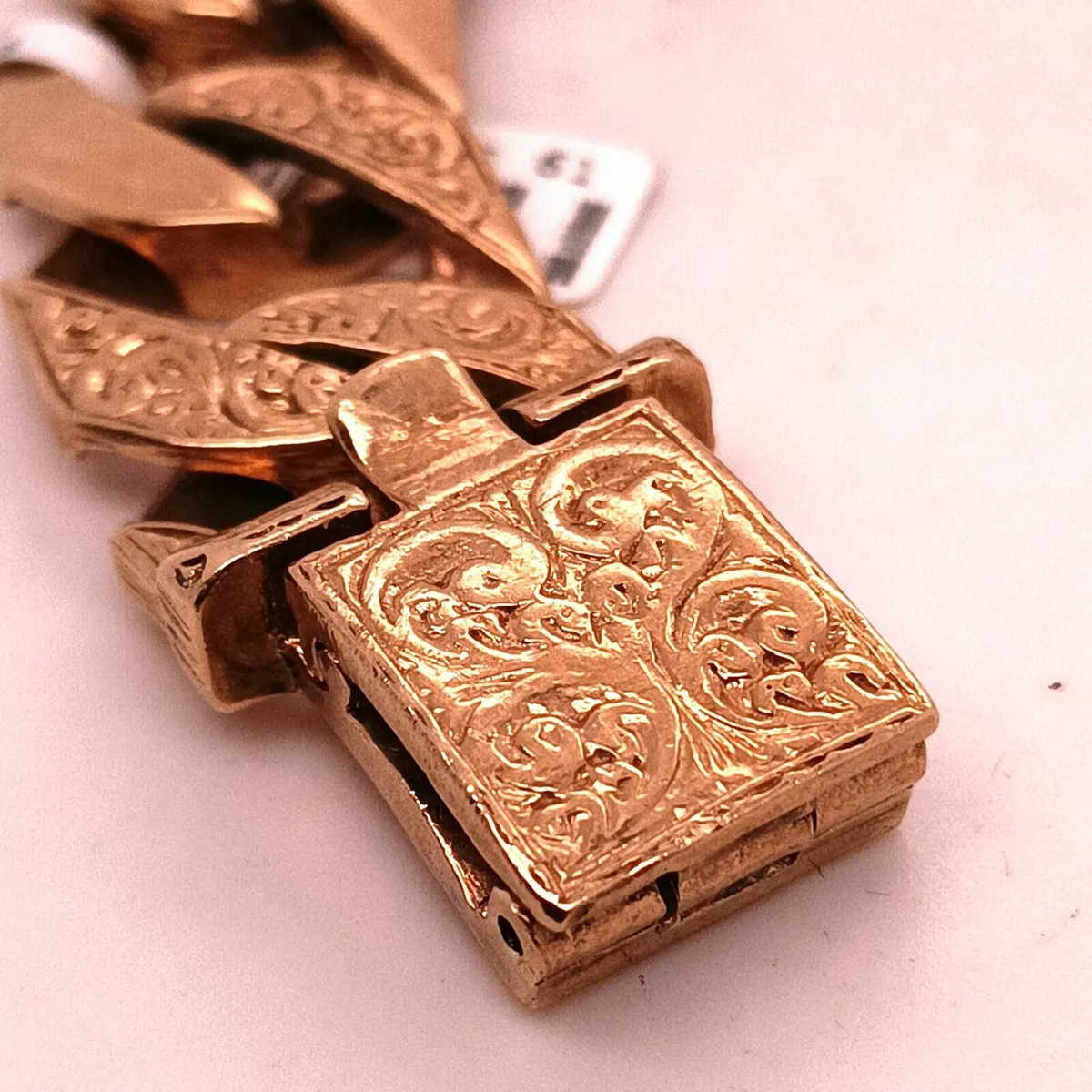 Very heavy 9 K Gold Men's Bracelet - Image 3