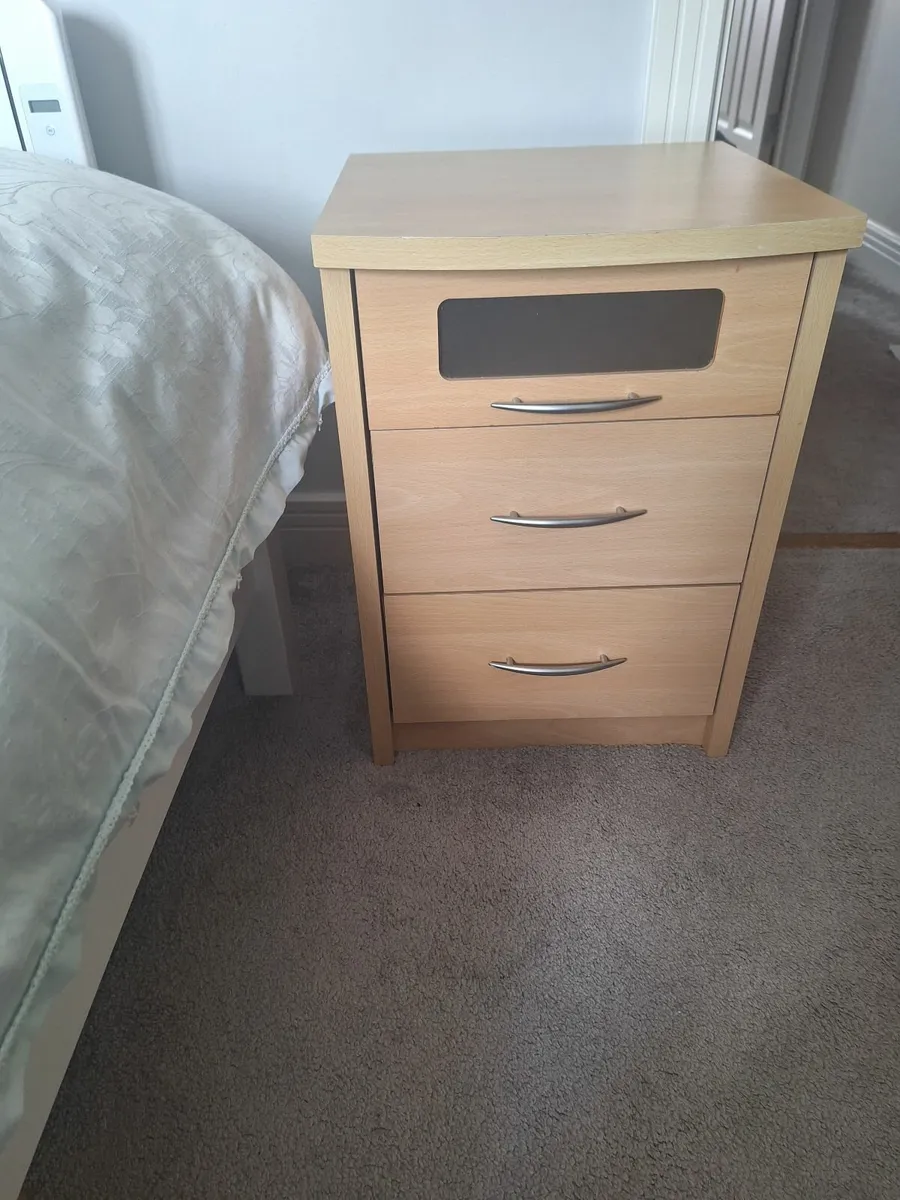 Bedside lockers x 2